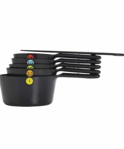 OXO Snaps Plastic Measuring Spoons – Black 6pc