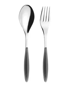 Guzzini Salad Fork & Spoon Servers – Grey