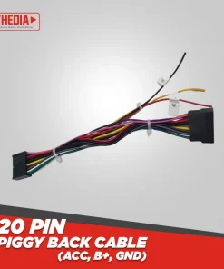 20-Pin Piggyback Cable (ACC, B+, GND)