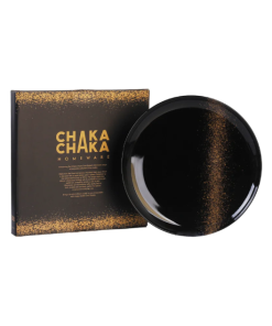 Yvonne Chaka Chaka Gold Splash Charger 30cm